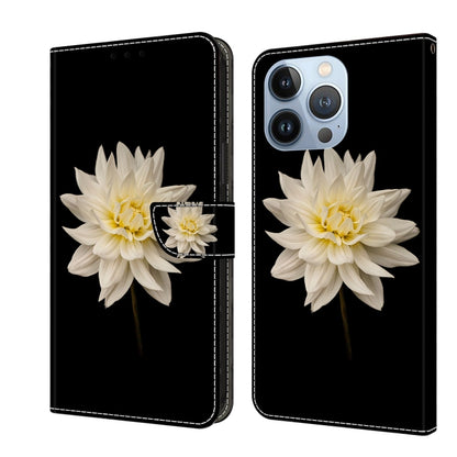 Crystal 3D Shockproof Protective Leather Phone Case, For iPhone 14 Pro Max, For iPhone 15