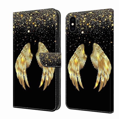 Crystal 3D Shockproof Protective Leather Phone Case, For iPhone XR, For iPhone XS Max