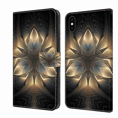 Crystal 3D Shockproof Protective Leather Phone Case, For iPhone XR, For iPhone XS Max