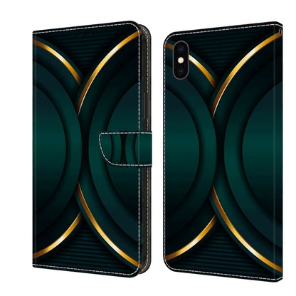 Crystal 3D Shockproof Protective Leather Phone Case, For iPhone XR, For iPhone XS Max