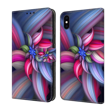 Crystal 3D Shockproof Protective Leather Phone Case, For iPhone XR, For iPhone XS Max