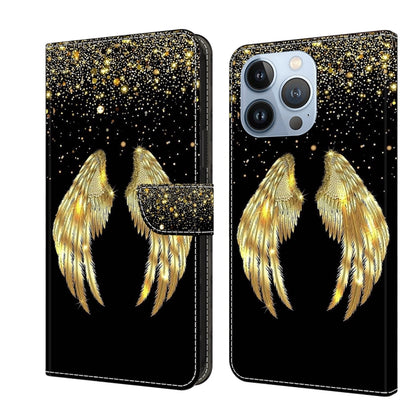 Crystal 3D Shockproof Protective Leather Phone Case, For iPhone 14 Plus, For iPhone 15 Pro Max