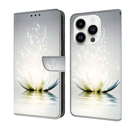 Crystal 3D Shockproof Protective Leather Phone Case, For iPhone 15 Pro, For iPhone 13 / 14
