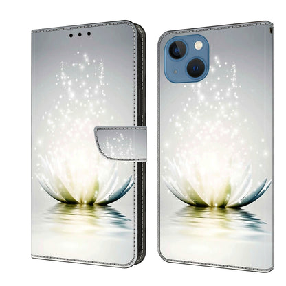 Crystal 3D Shockproof Protective Leather Phone Case, For iPhone 14 Pro Max, For iPhone 15