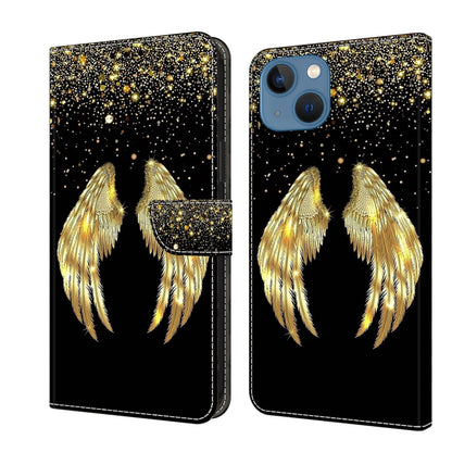 Crystal 3D Shockproof Protective Leather Phone Case, For iPhone 14 Pro Max, For iPhone 15