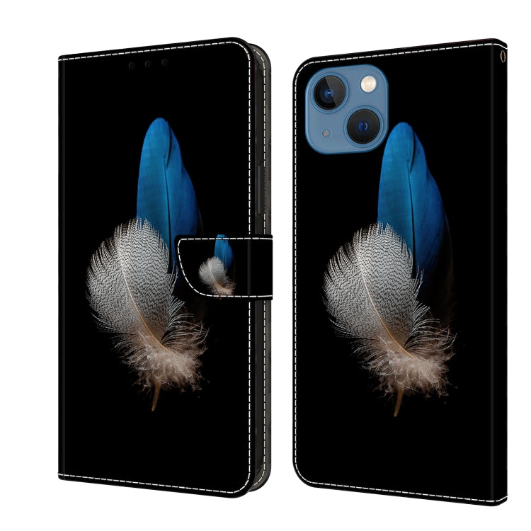 Crystal 3D Shockproof Protective Leather Phone Case, For iPhone 14 Pro Max, For iPhone 15