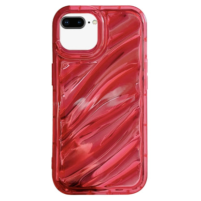 جراب هاتف TPU بموجات الترتر بالليزر، مناسب لآيفون 11، وآيفون 11 برو، وآيفون X / XS، وآيفون XR، وآيفون XS Max، وآيفون 8 بلس / 7 بلس