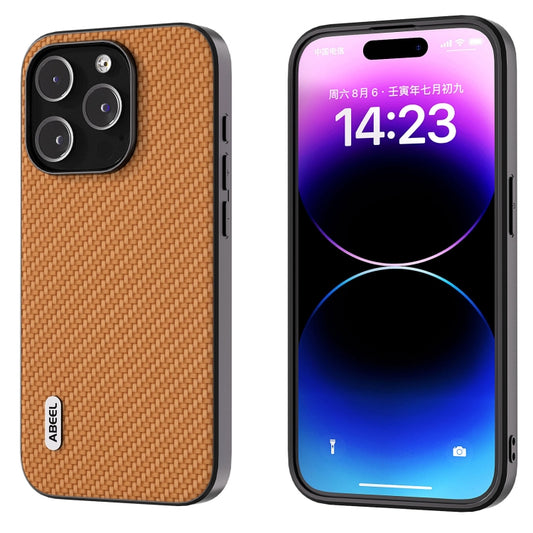 ABEEL Carbon Fiber Texture Protective Phone Case, For iPhone 15 Pro Max, For iPhone 15 Pro, For iPhone 15, For iPhone 14 Pro, For iPhone 15 Plus, For iPhone 14 Pro Max