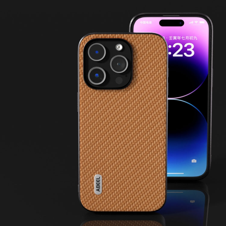 ABEEL Carbon Fiber Texture Protective Phone Case, For iPhone 15 Pro Max, For iPhone 15 Pro, For iPhone 14 Pro, For iPhone 15 Plus, For iPhone 15, For iPhone 14 Pro Max