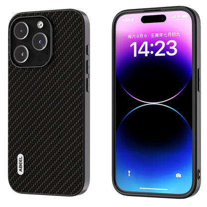 ABEEL Carbon Fiber Texture Protective Phone Case, For iPhone 15 Pro Max, For iPhone 15 Pro, For iPhone 14 Pro, For iPhone 15 Plus, For iPhone 15, For iPhone 14 Pro Max
