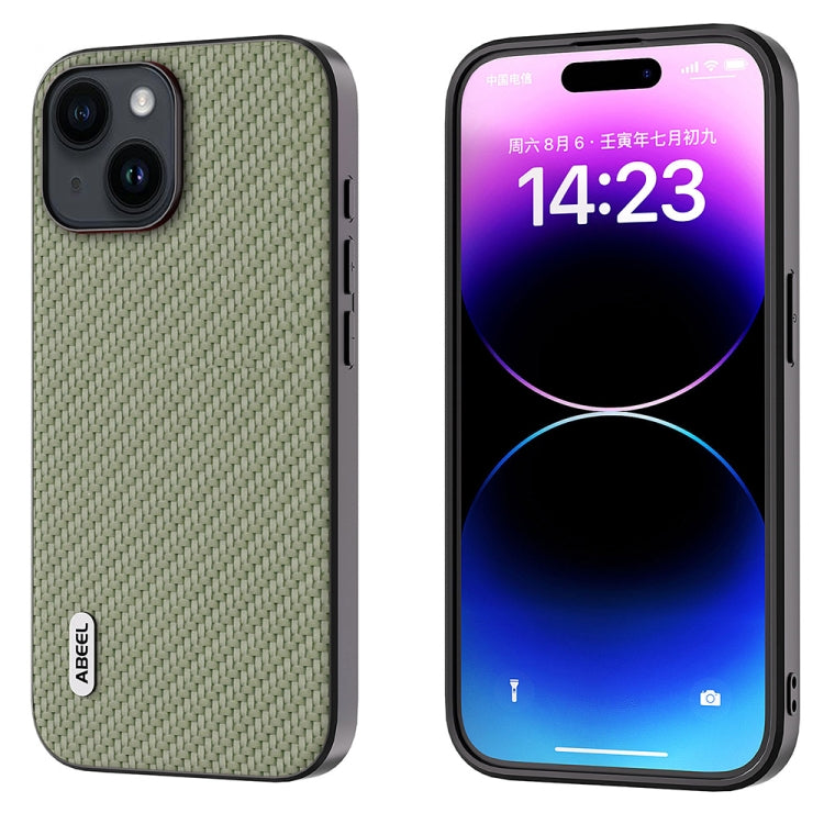 ABEEL Carbon Fiber Texture Protective Phone Case, For iPhone 15 Pro Max, For iPhone 15 Pro, For iPhone 14 Pro, For iPhone 15 Plus, For iPhone 15, For iPhone 14 Pro Max
