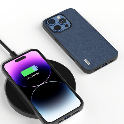ABEEL Genuine Leather + PC Litchi Texture Phone Case, For iPhone 16 Pro Max, For iPhone 16 Pro, For iPhone 16 Plus, For iPhone 16, For iPhone 15 Pro Max, For iPhone 15 Pro, For iPhone 15 Plus, For iPhone 15, For iPhone 14 Plus, For iPhone 14�����������...