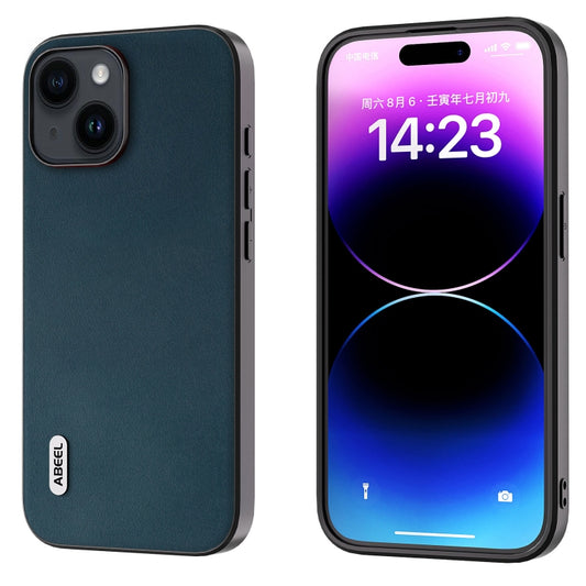 ABEEL Genuine Leather Xiaoya Series Phone Case, For iPhone 15 Plus, For iPhone 15, For iPhone 14 Plus, For iPhone 14, For iPhone 14 Pro, For iPhone 14 Pro Max