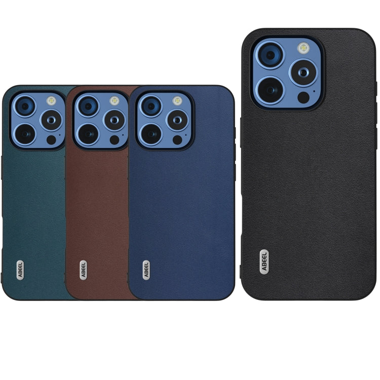 ABEEL Genuine Leather Xiaoya Series Phone Case, For iPhone 16 Pro Max, For iPhone 16 Pro, For iPhone 16 Plus, For iPhone 16, For iPhone 15 Pro Max, For iPhone 15 Pro