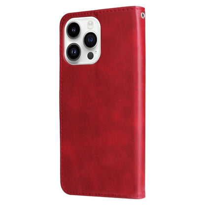 Fashion Calf Texture Zipper Leather Phone Case