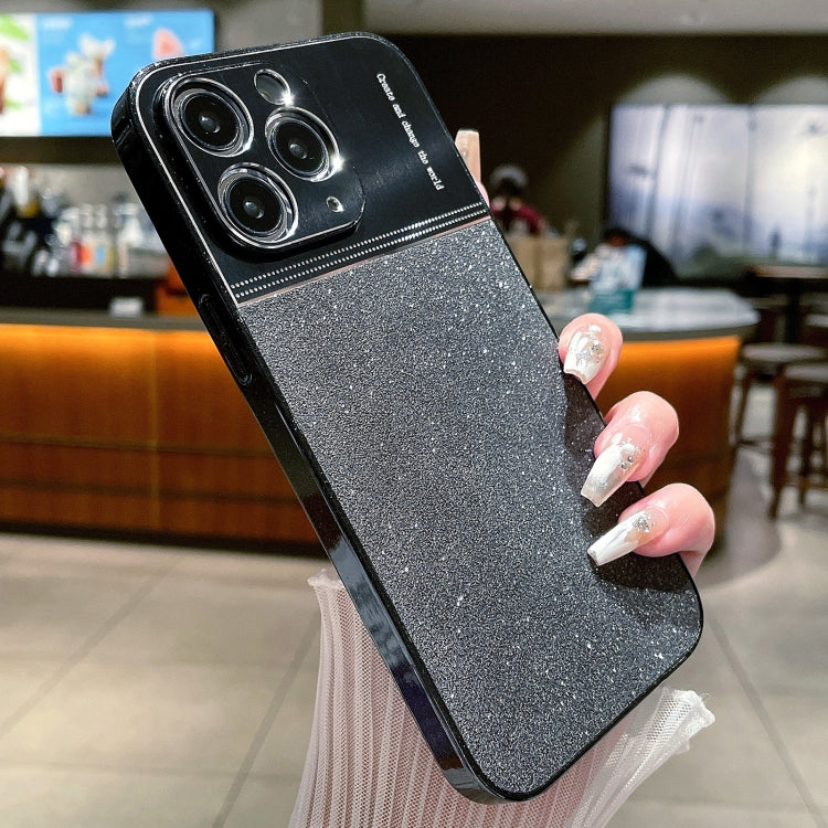 جراب هاتف مقاوم للصدمات بمسحوق لامع معدني، لهاتف iPhone 12 Pro، وiPhone 11 Pro Max، وiPhone 11