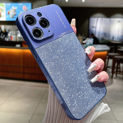 جراب هاتف مقاوم للصدمات بمسحوق لامع معدني، لهاتف iPhone 12 Pro، وiPhone 11 Pro Max، وiPhone 11