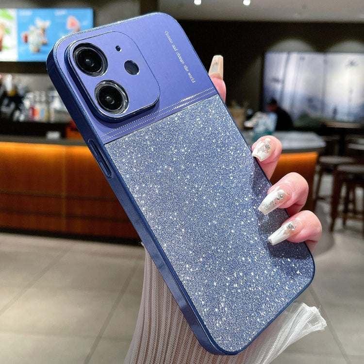 جراب هاتف مقاوم للصدمات بمسحوق لامع معدني، لهاتف iPhone 12 Pro، وiPhone 11 Pro Max، وiPhone 11