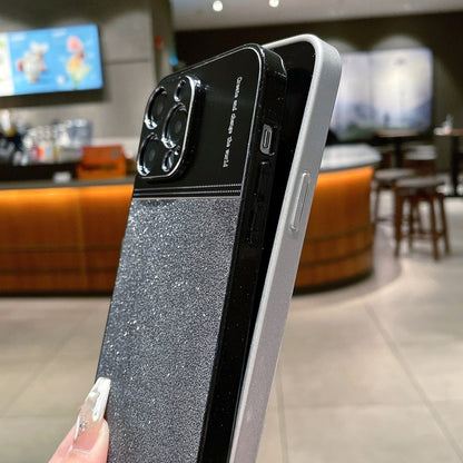 جراب هاتف مقاوم للصدمات بمسحوق لامع معدني، لهاتف iPhone 12 Pro، وiPhone 11 Pro Max، وiPhone 11