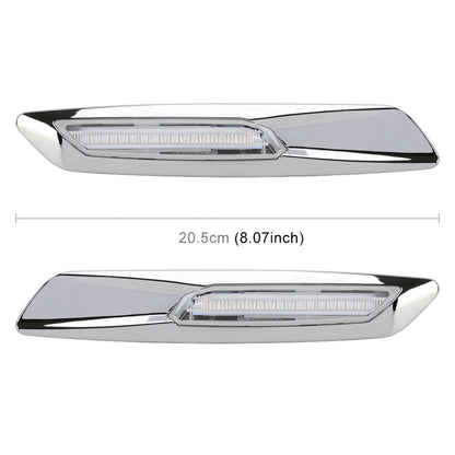 2 PCS Car Fender Light  LED Leaf Board Side DC12V / 1.7W for BMW, Yellow Light, A, C, D, F