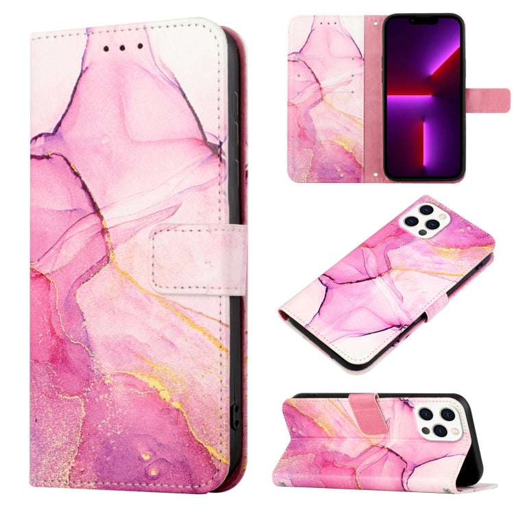 PT003 Marble Pattern Flip Leather Phone Case, For iPhone 16e, For iPhone 15 Pro Max, For iPhone 15 Pro, For iPhone 15 Plus