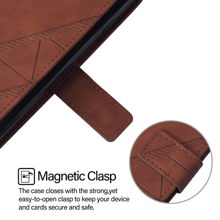 Crossbody 3D Embossed Flip Leather Phone Case