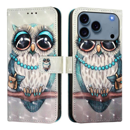 3D Painting Horizontal Flip Leather Phone Case