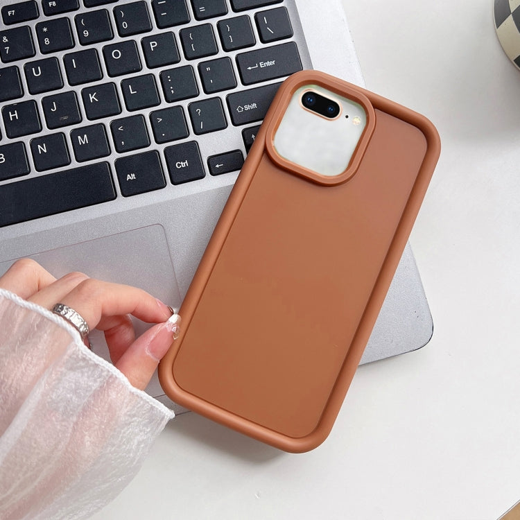 جراب هاتف TPU مقاوم للصدمات بإطار غير لامع، مناسب لأجهزة iPhone X / XS، iPhone XR، iPhone XS Max، iPhone 8 Plus / 7 Plus