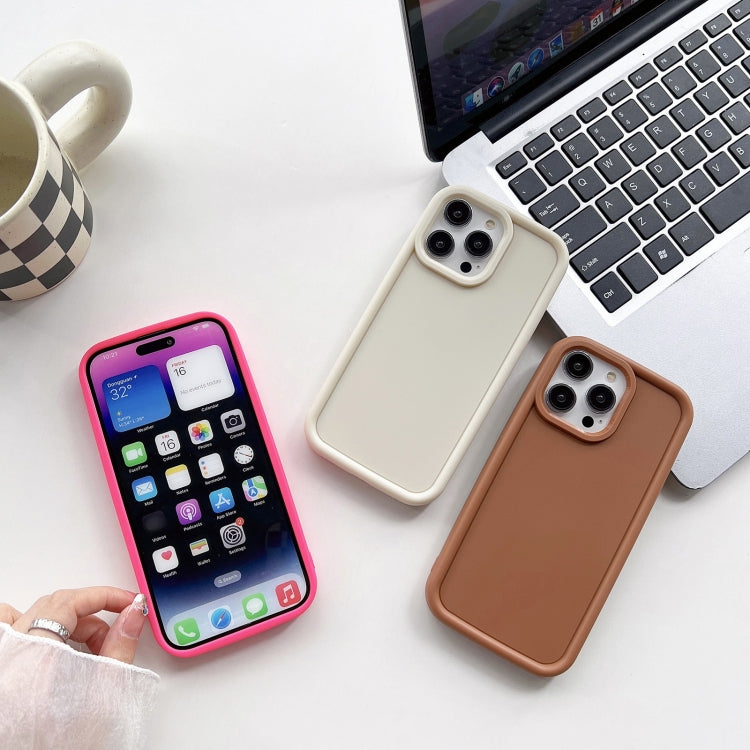 جراب هاتف TPU مقاوم للصدمات بإطار غير لامع، مناسب لأجهزة iPhone 15 Pro Max وiPhone 15 Pro وiPhone 15 Plus وiPhone 15 وiPhone 14 Plus وiPhone 14 وiPhone 14 Pro وiPhone 14 Pro Max وiPhone SE 2022 / 2020 / 8 / 7