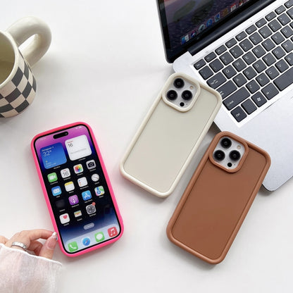 جراب هاتف TPU مقاوم للصدمات بإطار غير لامع، مناسب لأجهزة iPhone 15 Pro Max وiPhone 15 Pro وiPhone 15 Plus وiPhone 15 وiPhone 14 Plus وiPhone 14 وiPhone 14 Pro وiPhone 14 Pro Max وiPhone SE 2022 / 2020 / 8 / 7