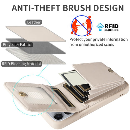 Crossbody Lanyard Zipper Wallet Leather Phone Case, For iPhone 16 Pro Max, For iPhone 16 Pro, For iPhone 16 Plus, For iPhone 16