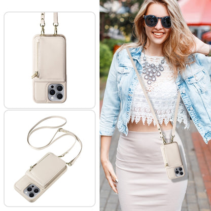 Crossbody Lanyard Zipper Wallet Leather Phone Case, For iPhone 16 Pro Max, For iPhone 16 Pro, For iPhone 16 Plus, For iPhone 16
