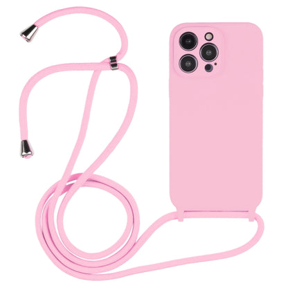 Crossbody Lanyard Liquid Silicone Case, For iPhone 16 Pro Max