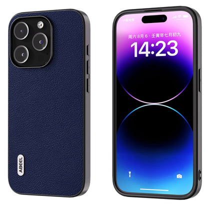 ABEEL Black Edge Genuine Leather Mino Phone Case, For iPhone 16 Pro Max, For iPhone 16 Pro, For iPhone 16 Plus, For iPhone 16, For iPhone 15 Pro Max, For iPhone 15 Pro