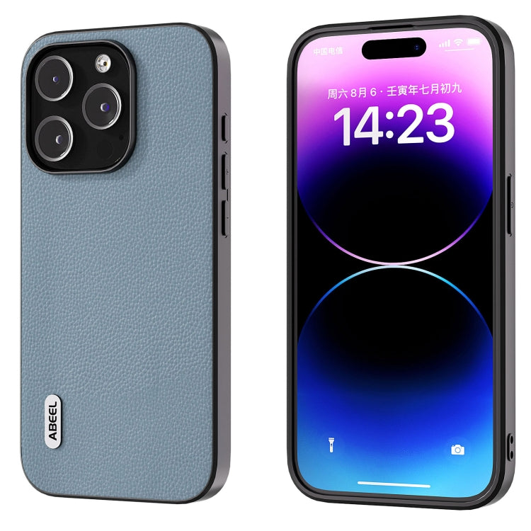 ABEEL Black Edge Genuine Leather Mino Phone Case, For iPhone 16 Pro Max, For iPhone 16 Pro, For iPhone 16 Plus, For iPhone 16, For iPhone 15 Pro Max, For iPhone 15 Pro