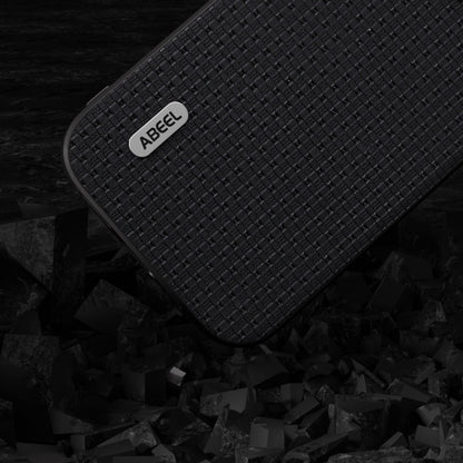 ABEEL Genuine Leather Luxury Black Edge Phone Case, For iPhone 15 Pro Max, For iPhone 15 Pro, For iPhone 15 Plus, For iPhone 15, For iPhone 14 Plus, For iPhone 14, For iPhone 14 Pro, For iPhone 14 Pro Max