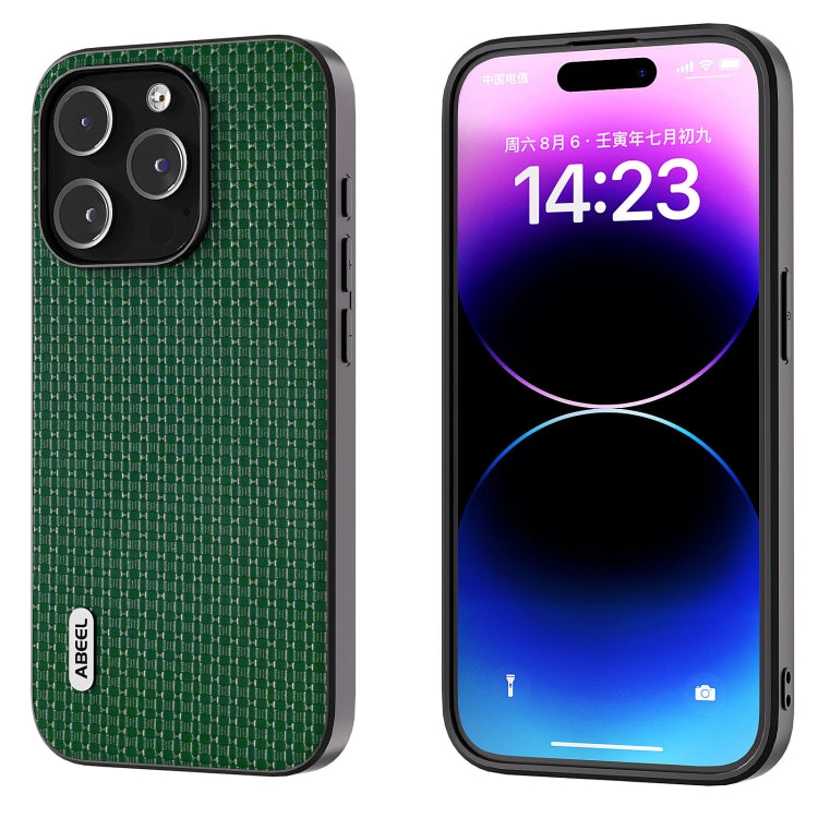 ABEEL Genuine Leather Luxury Black Edge Phone Case, For iPhone 15 Pro Max, For iPhone 15 Pro, For iPhone 15 Plus, For iPhone 15, For iPhone 14 Plus, For iPhone 14, For iPhone 14 Pro, For iPhone 14 Pro Max