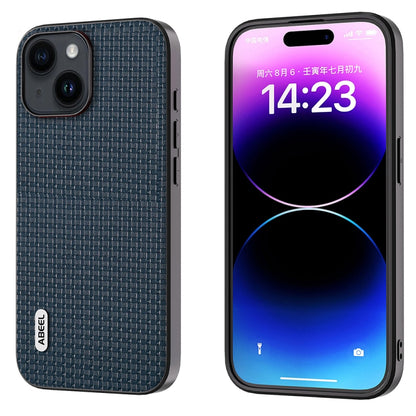 ABEEL Genuine Leather Luxury Black Edge Phone Case, For iPhone 15 Pro Max, For iPhone 15 Pro, For iPhone 15 Plus, For iPhone 15, For iPhone 14 Plus, For iPhone 14, For iPhone 14 Pro, For iPhone 14 Pro Max