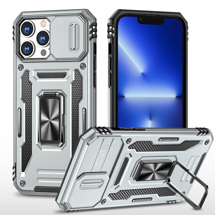 Armor PC + TPU Camera Shield Phone Case, For iPhone 16, For iPhone 15 Pro Max, For iPhone 15 Pro, For iPhone 15 Plus, For iPhone 15