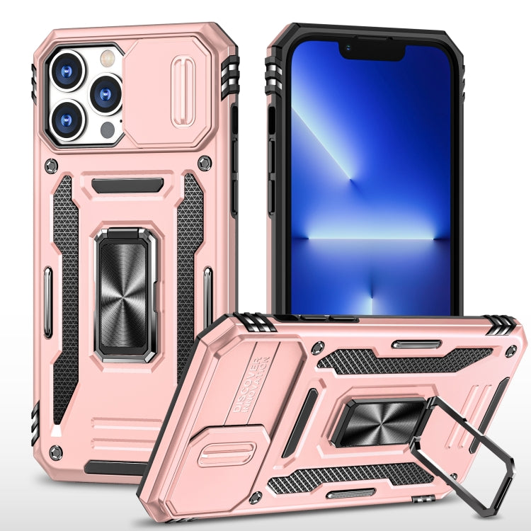 Armor PC + TPU Camera Shield Phone Case, For iPhone 16, For iPhone 15 Pro Max, For iPhone 15 Pro, For iPhone 15 Plus, For iPhone 15