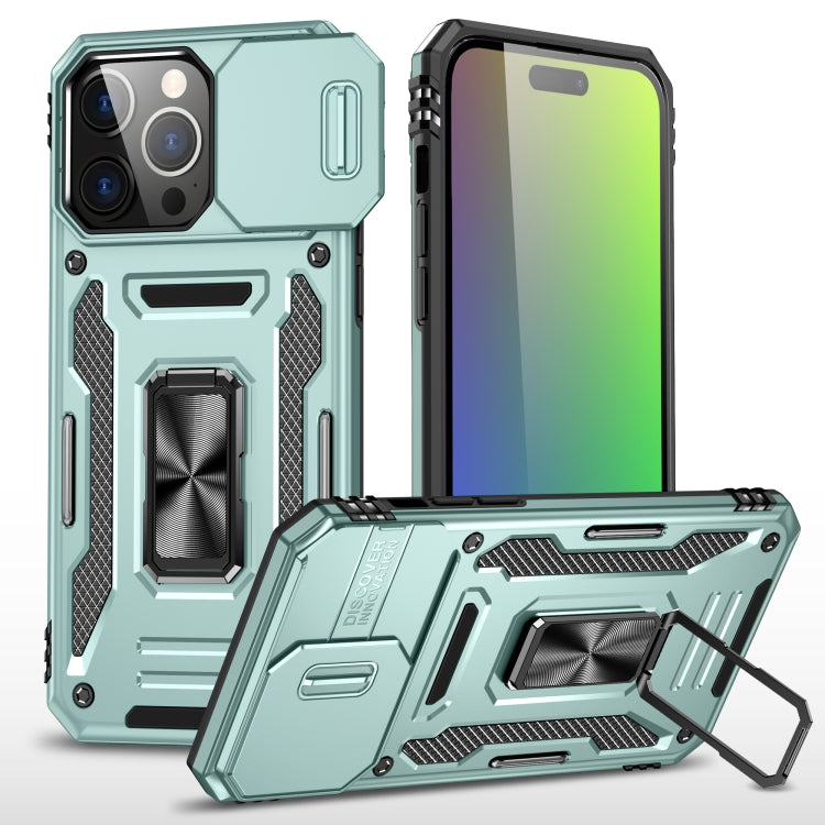 Armor PC + TPU Camera Shield Phone Case, For iPhone 17 Pro Max, For iPhone 17 Pro, For iPhone 16e, For iPhone 16 Pro Max, For iPhone 16 Pro, For iPhone 16 Plus