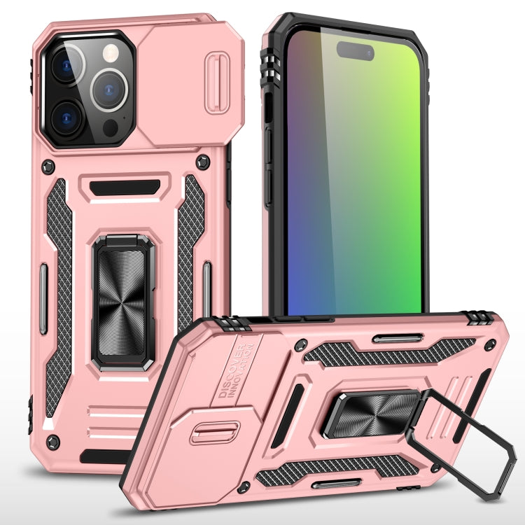 Armor PC + TPU Camera Shield Phone Case, For iPhone 17 Pro Max, For iPhone 17 Pro, For iPhone 16e, For iPhone 16 Pro Max, For iPhone 16 Pro, For iPhone 16 Plus
