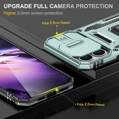 Armor PC + TPU Camera Shield Phone Case, For iPhone 16, For iPhone 15 Pro Max, For iPhone 15 Pro, For iPhone 15 Plus, For iPhone 15