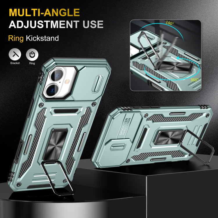 Armor PC + TPU Camera Shield Phone Case, For iPhone 16, For iPhone 15 Pro Max, For iPhone 15 Pro, For iPhone 15 Plus, For iPhone 15
