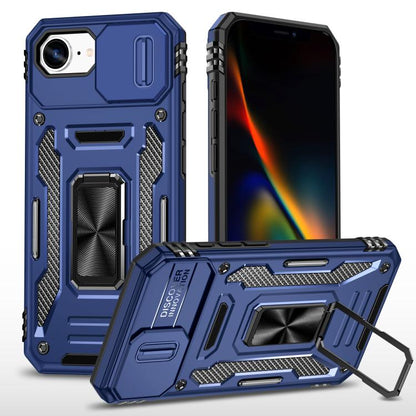 Armor PC + TPU Camera Shield Phone Case, For iPhone 17 Pro Max, For iPhone 17 Pro, For iPhone 16e, For iPhone 16 Pro Max, For iPhone 16 Pro, For iPhone 16 Plus