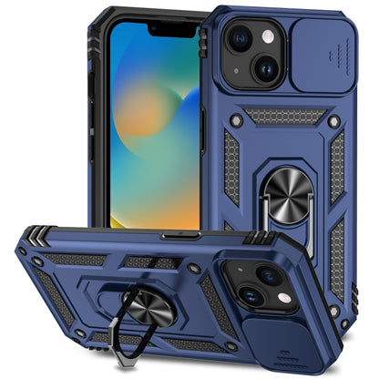 جراب هاتف مزود بحامل كاميرا منزلق، مناسب لأجهزة iPhone 15 Pro Max وiPhone 15 Pro وiPhone 15 Plus وiPhone 15