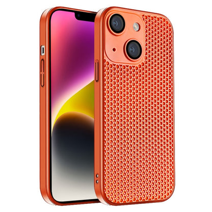 جراب هاتف كمبيوتر شخصي مشع على شكل قرص العسل، مناسب لأجهزة iPhone 14 Plus وiPhone 14 وiPhone 14 Pro وiPhone 14 Pro Max وiPhone 13 Pro Max وiPhone 13 Pro