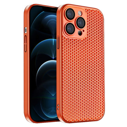 جراب هاتف كمبيوتر شخصي مشع على شكل قرص العسل، مناسب لأجهزة iPhone 13 وiPhone 12 وiPhone 12 Pro Max وiPhone 12 Pro وiPhone 11 Pro Max وiPhone 11