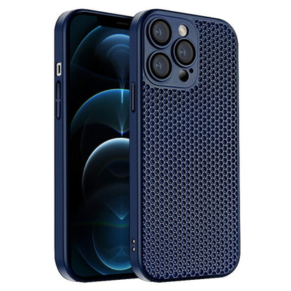 جراب هاتف كمبيوتر شخصي مشع على شكل قرص العسل، مناسب لأجهزة iPhone 13 وiPhone 12 وiPhone 12 Pro Max وiPhone 12 Pro وiPhone 11 Pro Max وiPhone 11