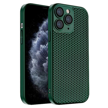جراب هاتف كمبيوتر شخصي مشع على شكل قرص العسل، مناسب لأجهزة iPhone 13 وiPhone 12 وiPhone 12 Pro Max وiPhone 12 Pro وiPhone 11 Pro Max وiPhone 11
